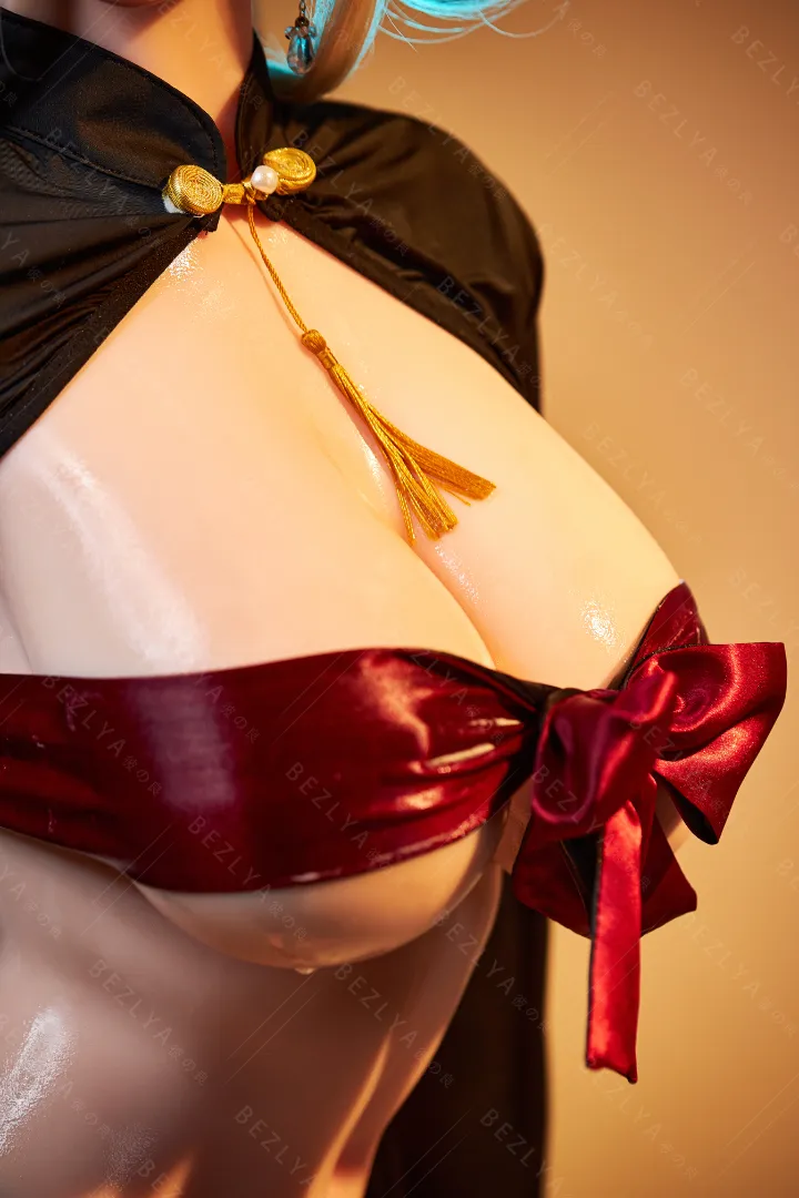 155cm (5ft1) G-Cup Ultra Make up Silicone Head + TPE Body Hybrid Sex Doll Kaliya, Head Kaliya